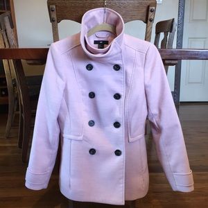 H&M Women’s Pink Thick Pea Coat